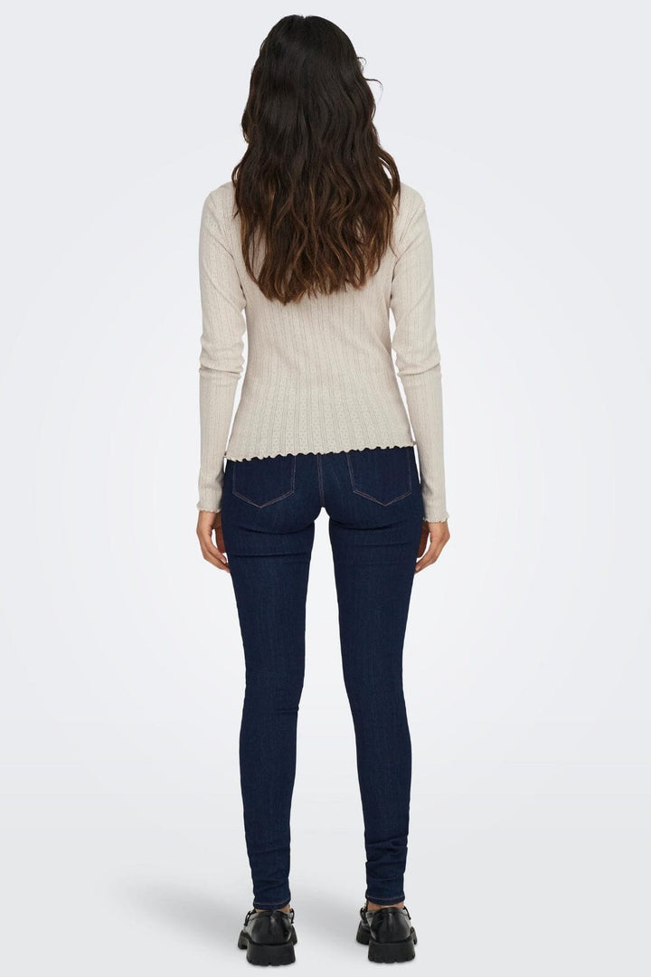 Only - Onlcarlotta L/S Top - 4238308 Pumice Stone