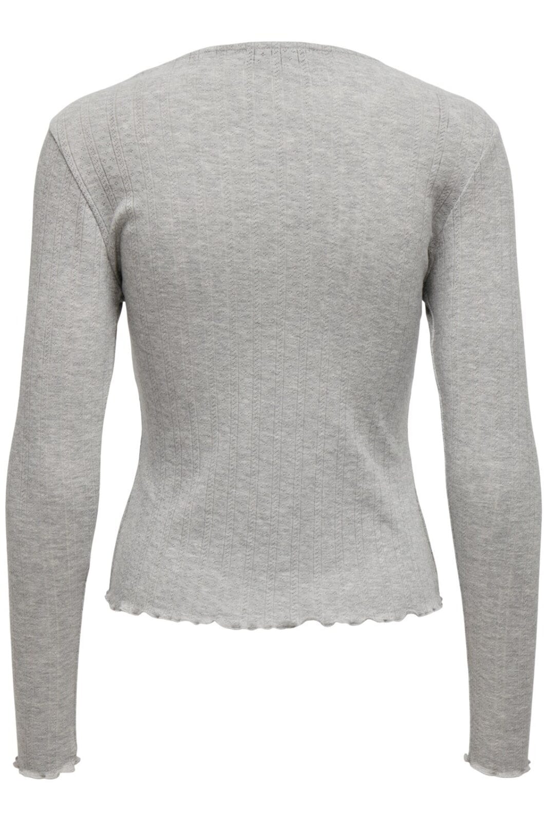 Only - Onlcarlotta L/S Top - 4396542 Light Grey Melange