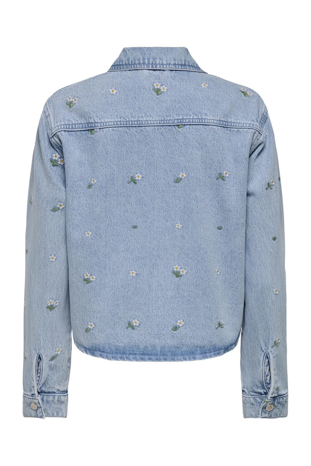 Only - Onlcassie Emb Ls Ovs Shirt Akm - 4769525 Light Blue Denim