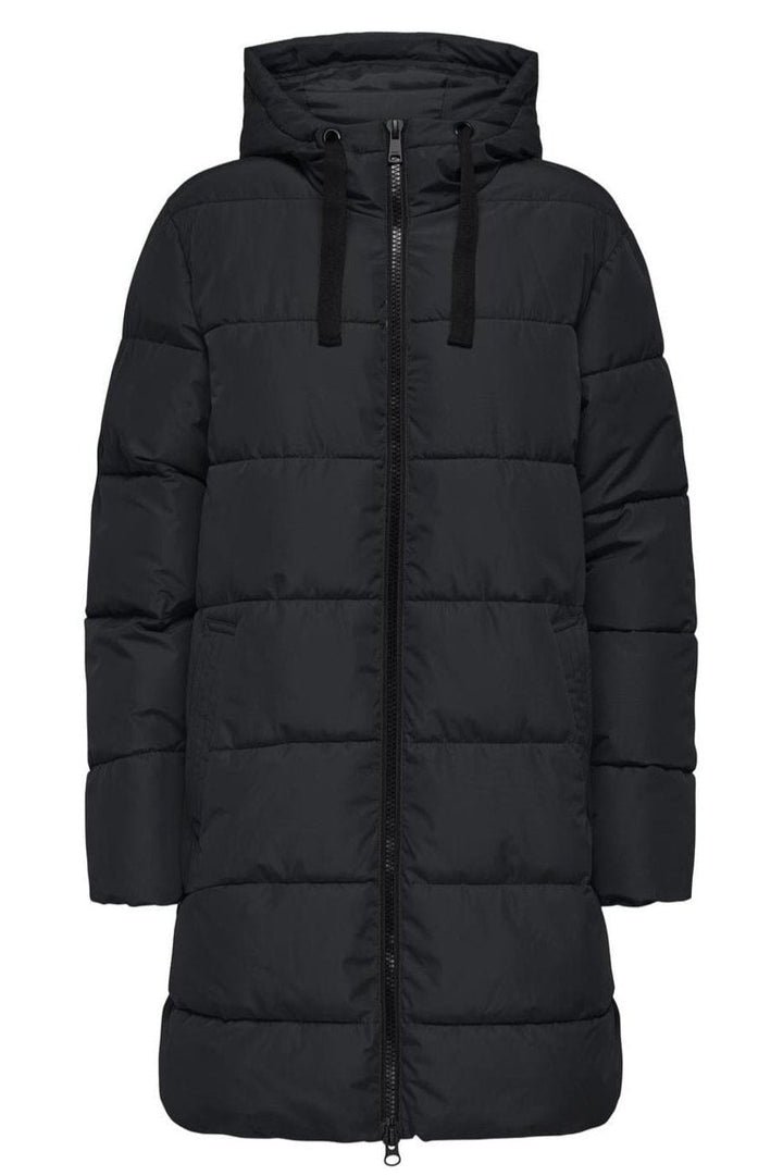 Only - Onlclair Puffer Hood Coat Cc - 4577166 Black