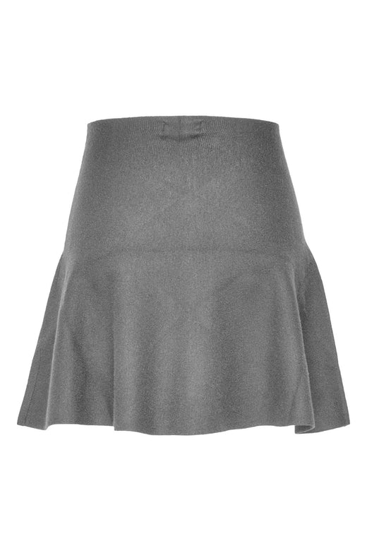 Only - Onlcoco Life Skaterskirt Cc Knt - 4851961 Medium Grey Melange Nederdele 