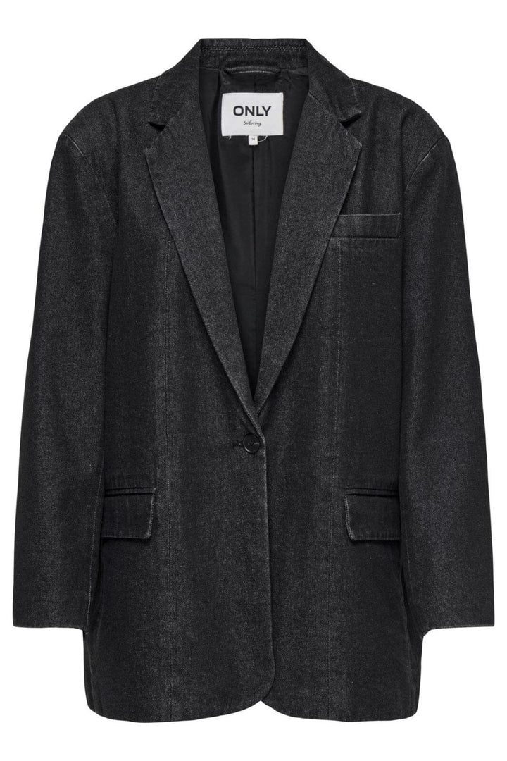 Only - Onlcory Ls Blazer Gua - 4744981 Washed Black