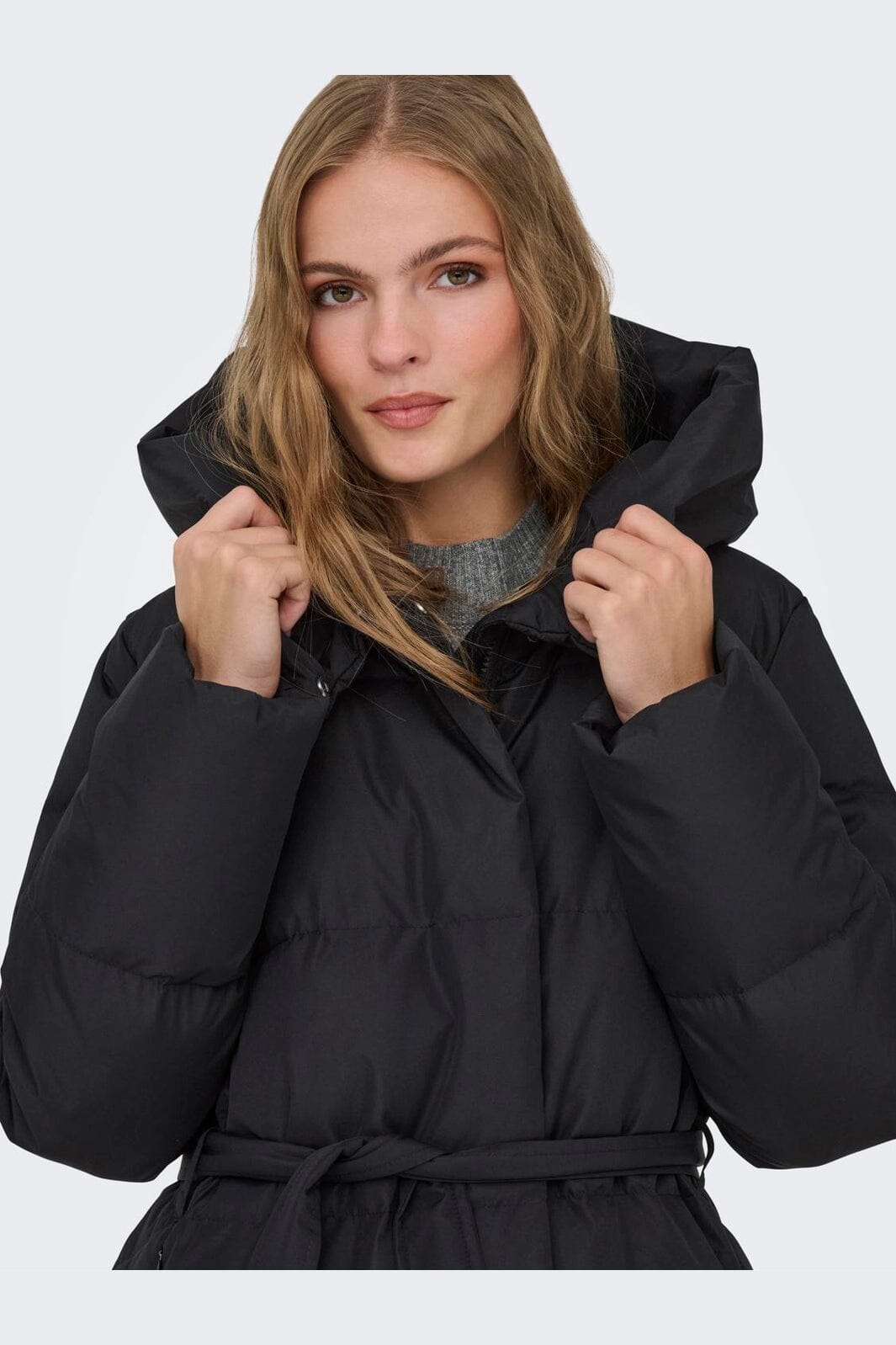 Only - Onldagmar Puffer Belt Down Coat - 4925200 Black
