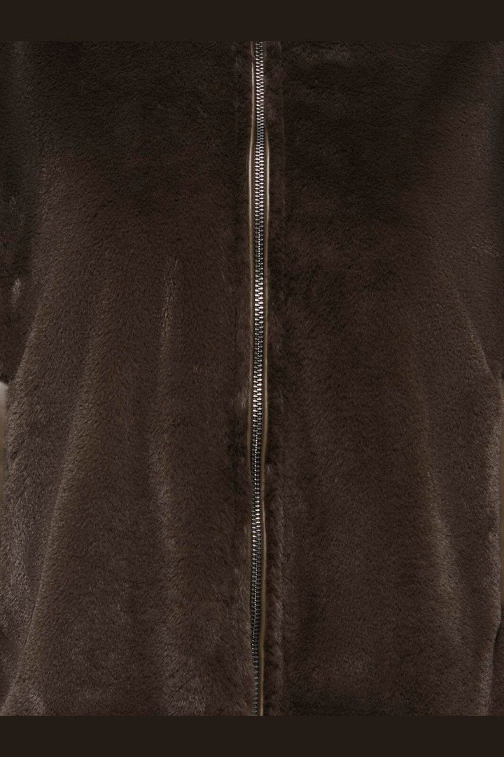 Only - Onldana Sol Faux Fur Jacket Cc - 5012167 Demitasse