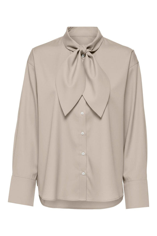 Only - Onldisako L/S Bow Detail Shirt - 5158552 Peyote