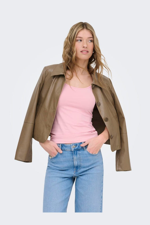 Only - Onlea S/L New Singlet - 5023458 Romance Rose