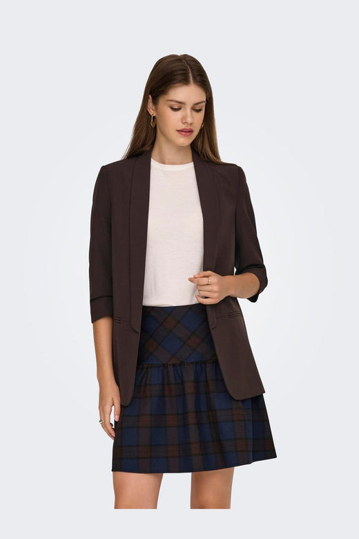 Only - Onlelly 3/4 Blazer Tlr - 4973184 Coffee Bean