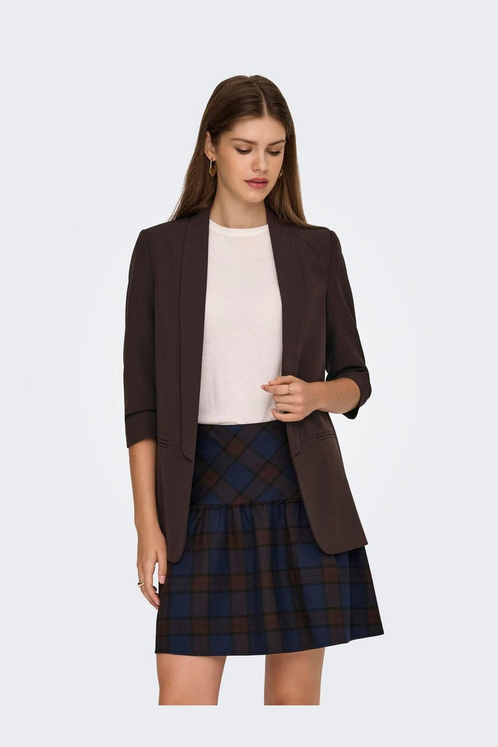 Only - Onlelly 3/4 Blazer Tlr - 4973184 Coffee Bean