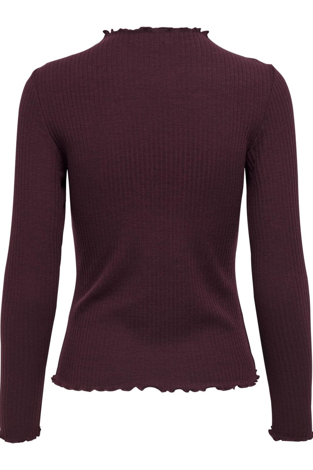 Only - Onlemma L/S High Neck Top - 3437408 Madder Brown