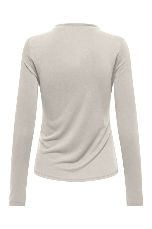 Only - Onlfree Life L/S Drape Top - 4891910 Pumice Stone