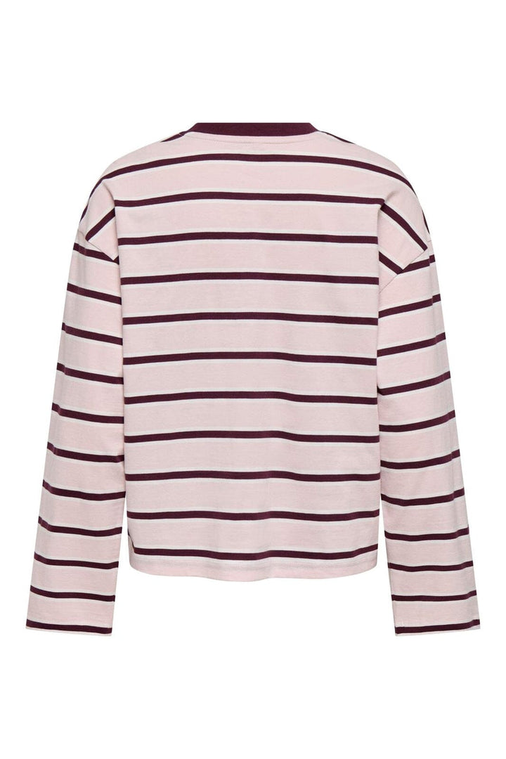 Only - Onlfreja L/S Stripe Top Cc - 5126939 Pale Lilac Freja Autumn (Fig)