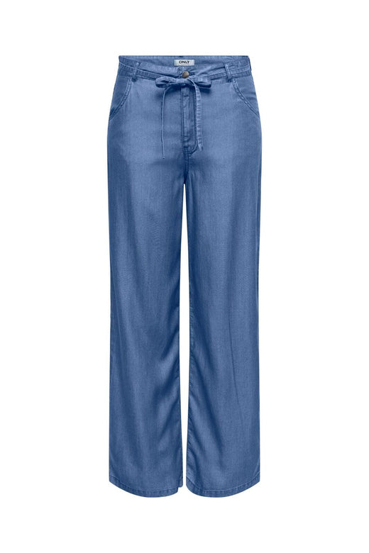 Only - Onlgianna Charis Straight Pants Wvncc - 4977902 Medium Blue Denim