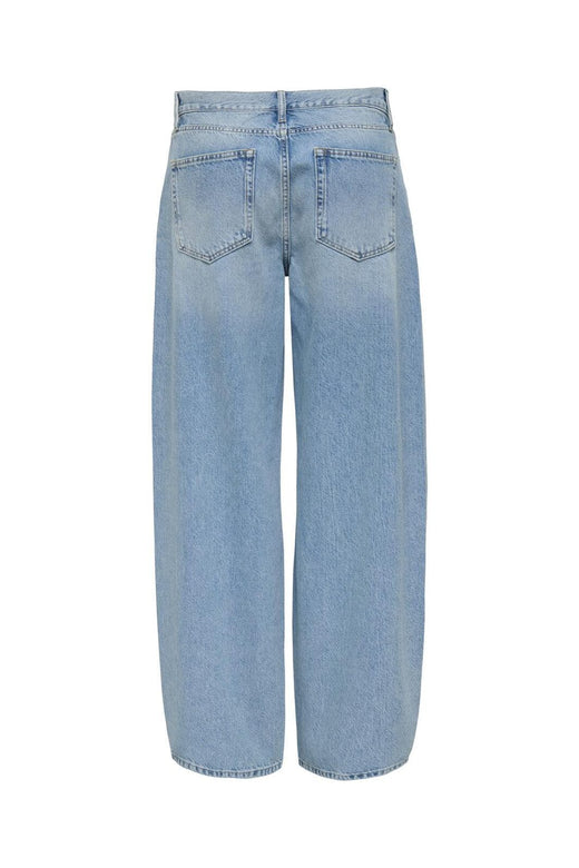 Only - Onlgianna Pleat Str Dot771 - 4845950 Light Medium Blue Denim