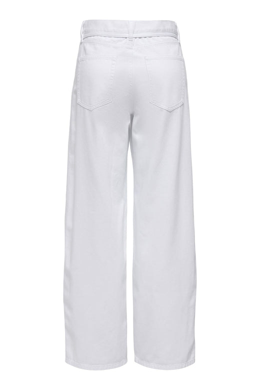 Only - Onlgianna Straight Dot211 - 4902941 White Denim