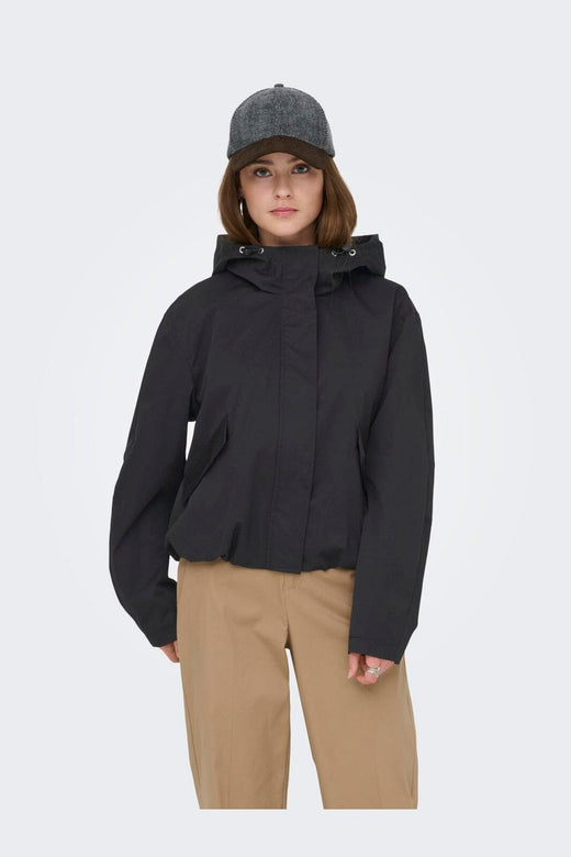 Only - Onlgisell Life Short Hood Jacket Cc - 4984257 Black