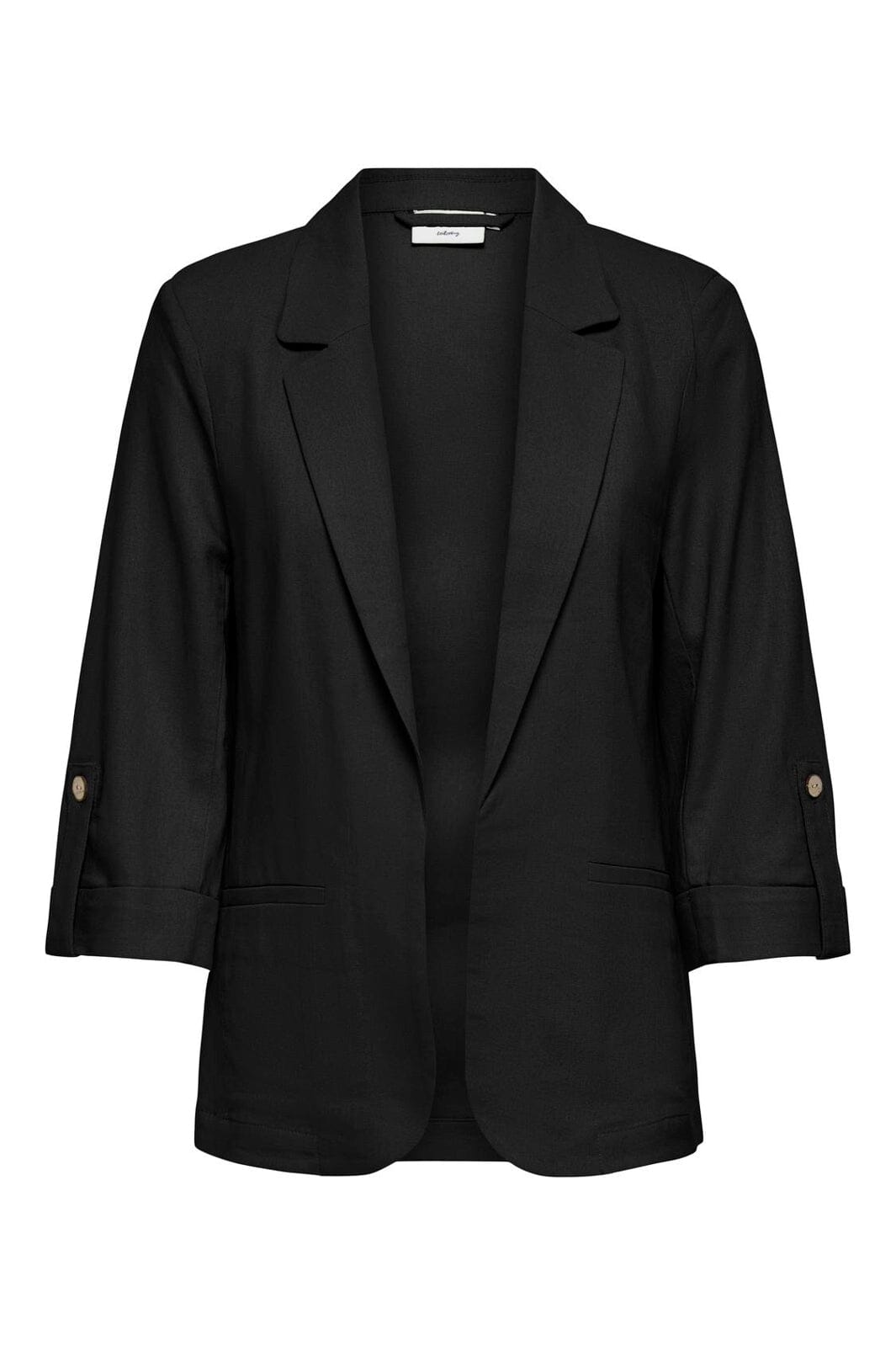 Only - Onlgoa 3/4 Unline Linen Bl Blazer Cc Tlr - 4942132 Black
