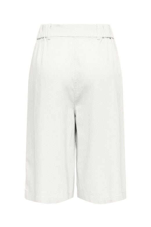 Only - Onlgoa Linen Bl Long Shorts Cc Tlr - 4942152 Cloud Dancer