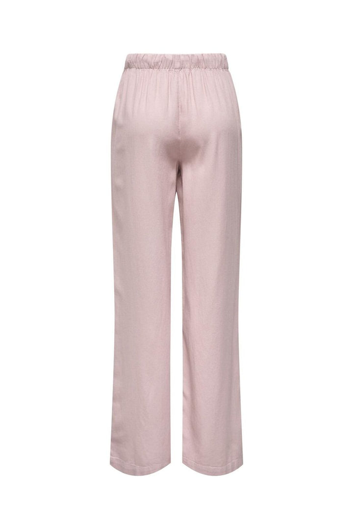 Only - Onlgoa Linen Bl Pull-Up Pant Cc - 4910792 Burnished Lilac