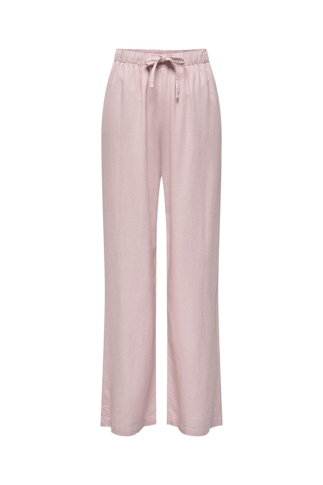 Only - Onlgoa Linen Bl Pull-Up Pant Cc - 4910792 Burnished Lilac