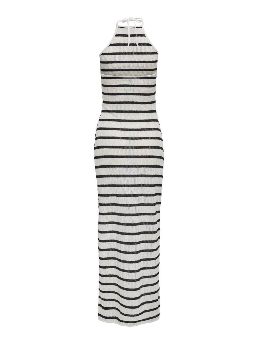 Only - Onlhalia Halterneck Long Dress Box - 4774273 Cloud Dancer Black