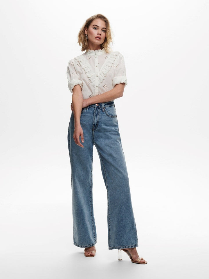 Only - Onlhope Wide Rea345 - 3562394 Light Blue Denim