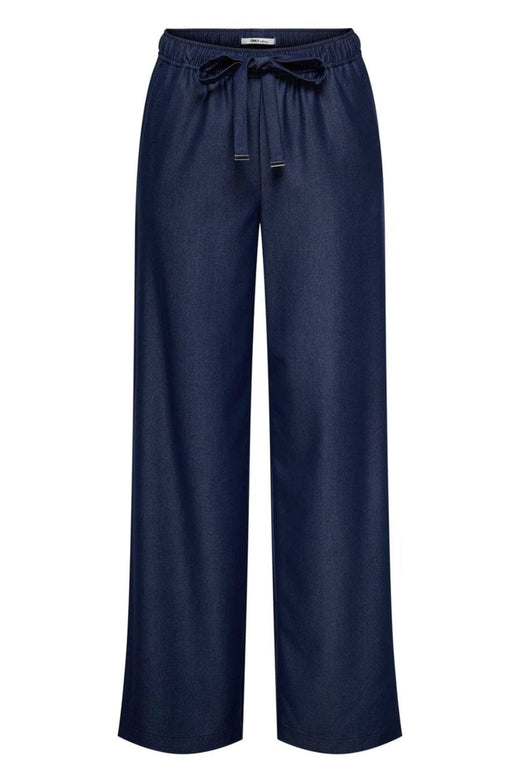 Only - Onliria Life Chambray Wide Pant Tlr - 4963830 Naval Academy Melange