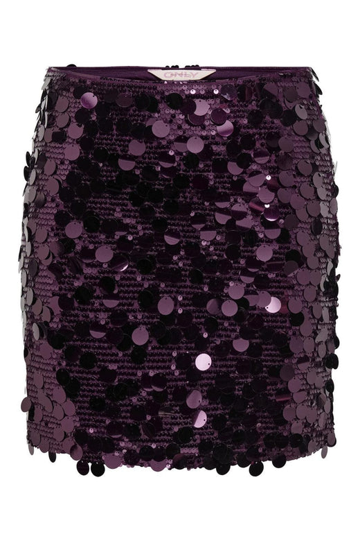 Only - Onljadel Sequins Skirt - 4959441 Winetasting W. Winetasting Sequins