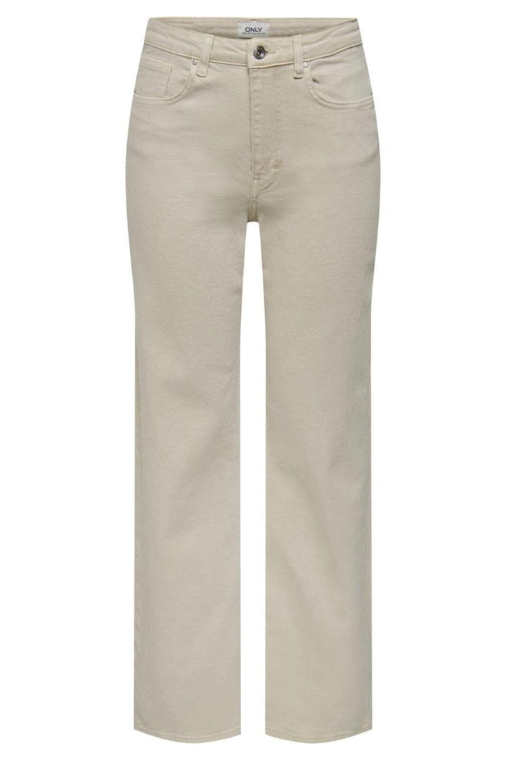 Only - Onljuicy Wide Leg Rea - 4168129 Ecru