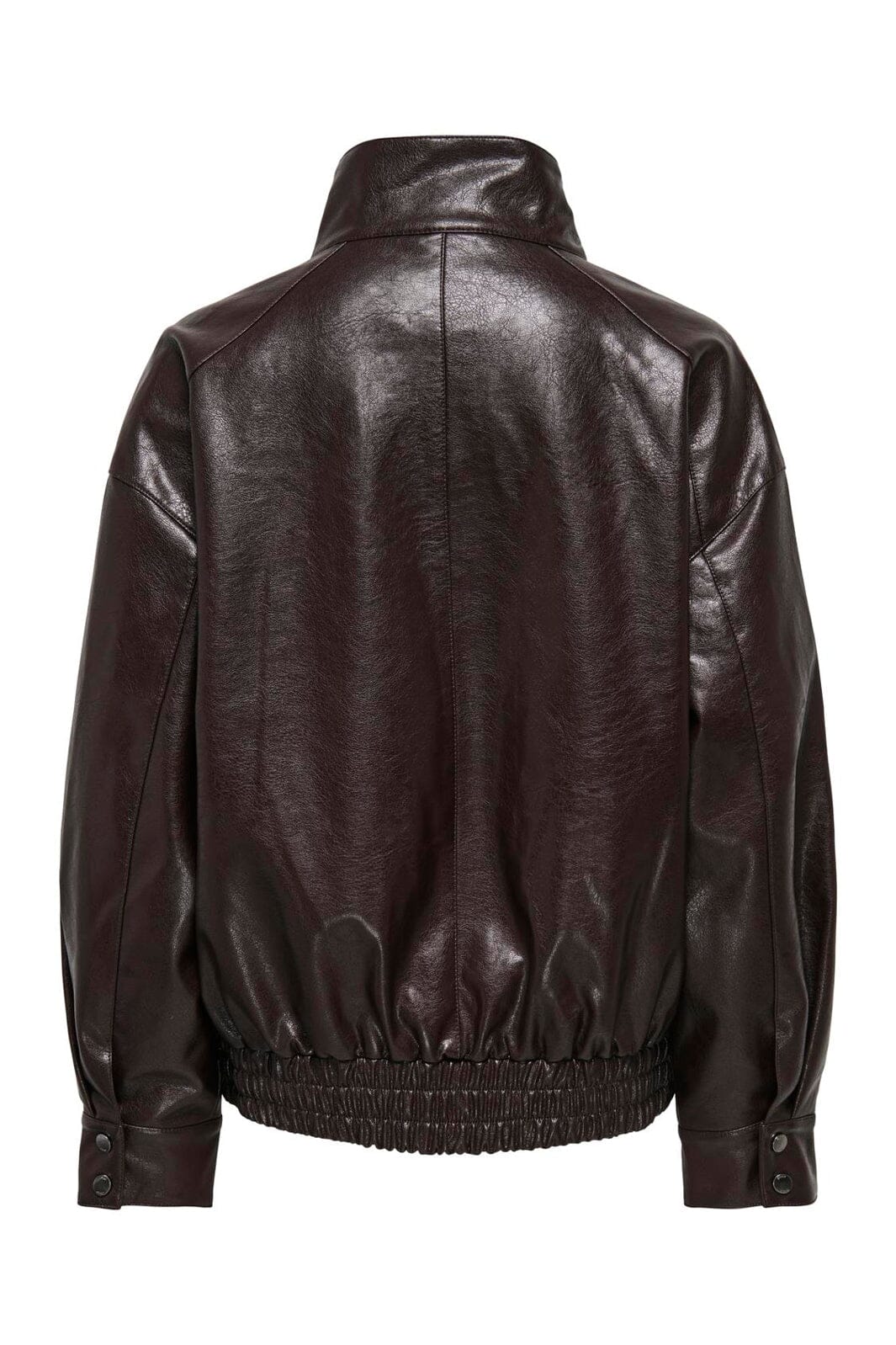 Only - Onljulia Faux Leather Ovz. Bomber - 5002463 Chocolate Torte