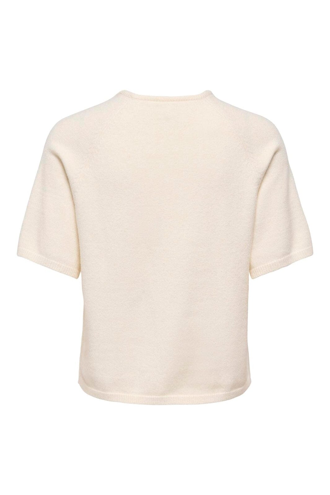 Only - Onlkatia Ss O-Neck Detail Nca Knt - 5069009 Whitecap Gray Cherry