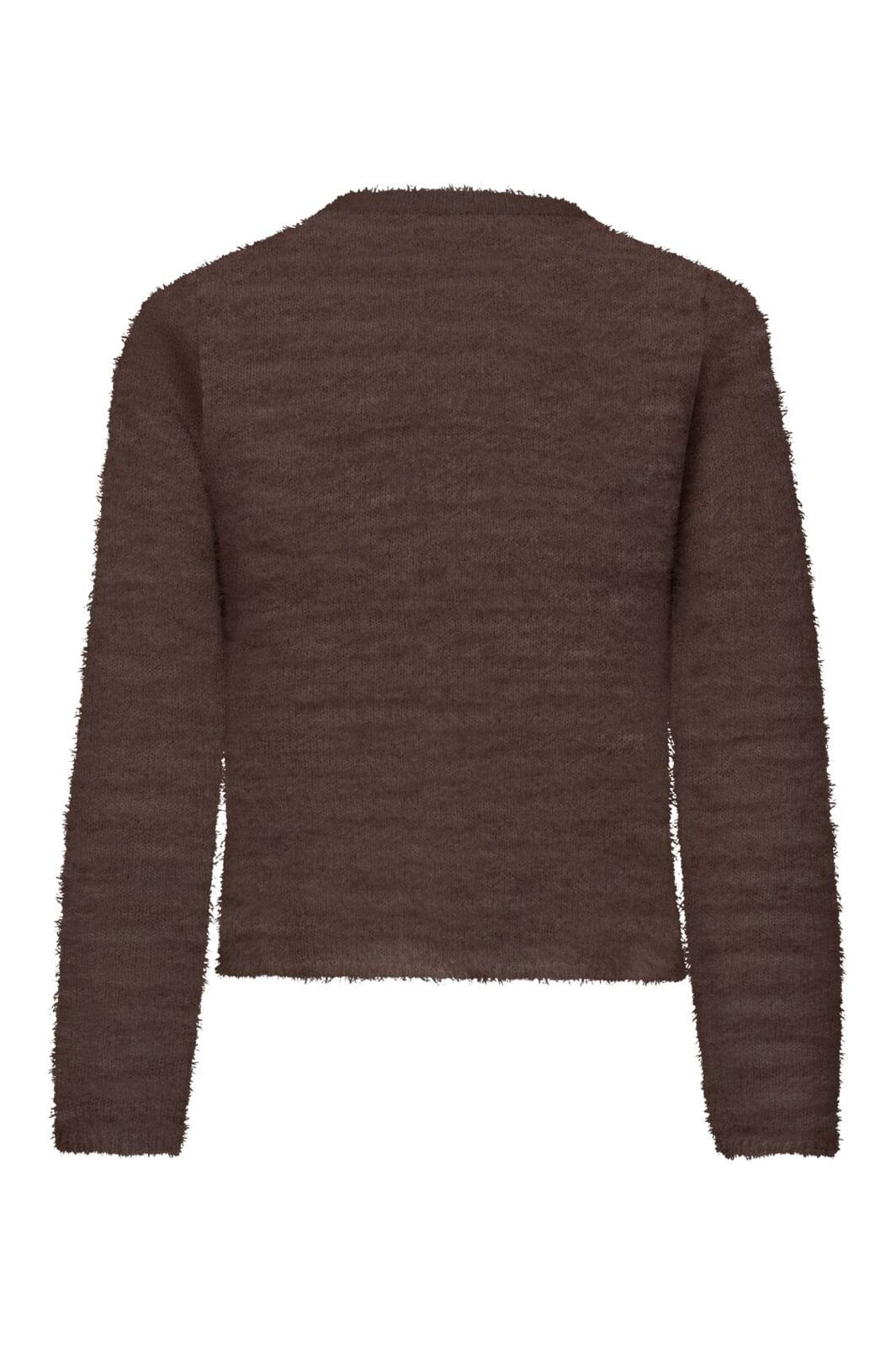 Only - Onlkerry Ls Button Cardigan Cc Knt - 5100850 Bracken Silver Heart Button