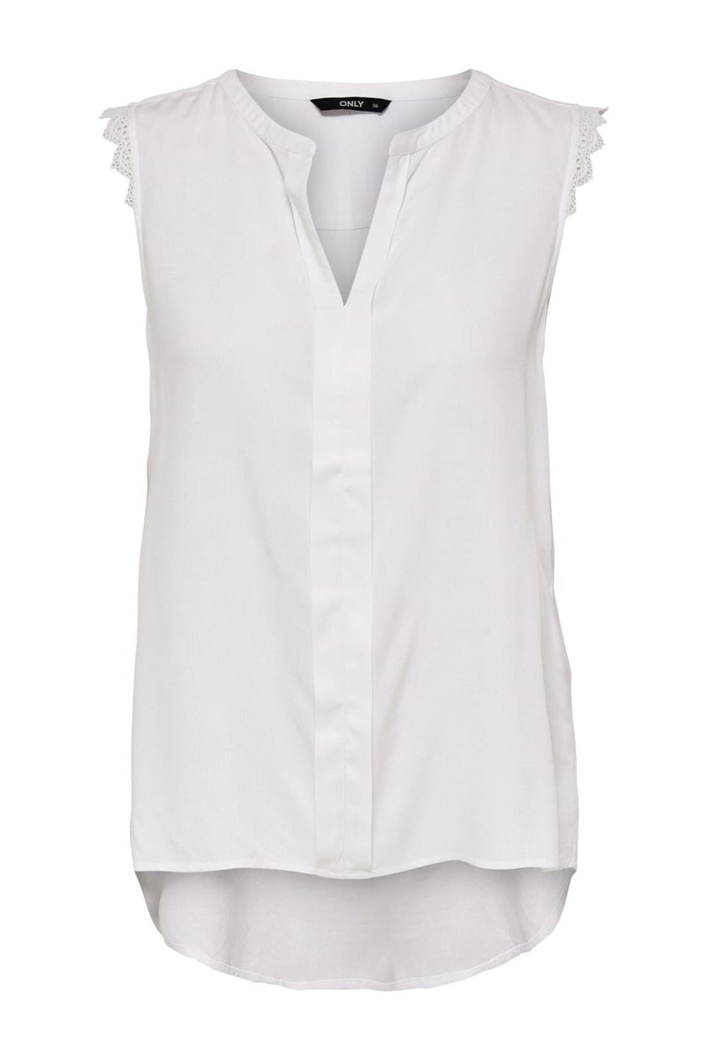 Only, Onlkimmi S/L Top, White