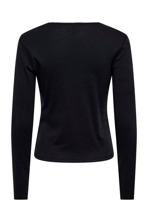 Only - Onlkira L/S V-Neck Top - 5086611 Black