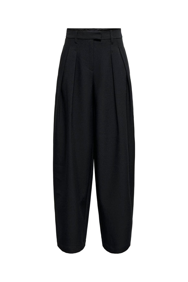 Only - Onlkirsy Pleat Barrel Pant Tlr - 5165302 Black