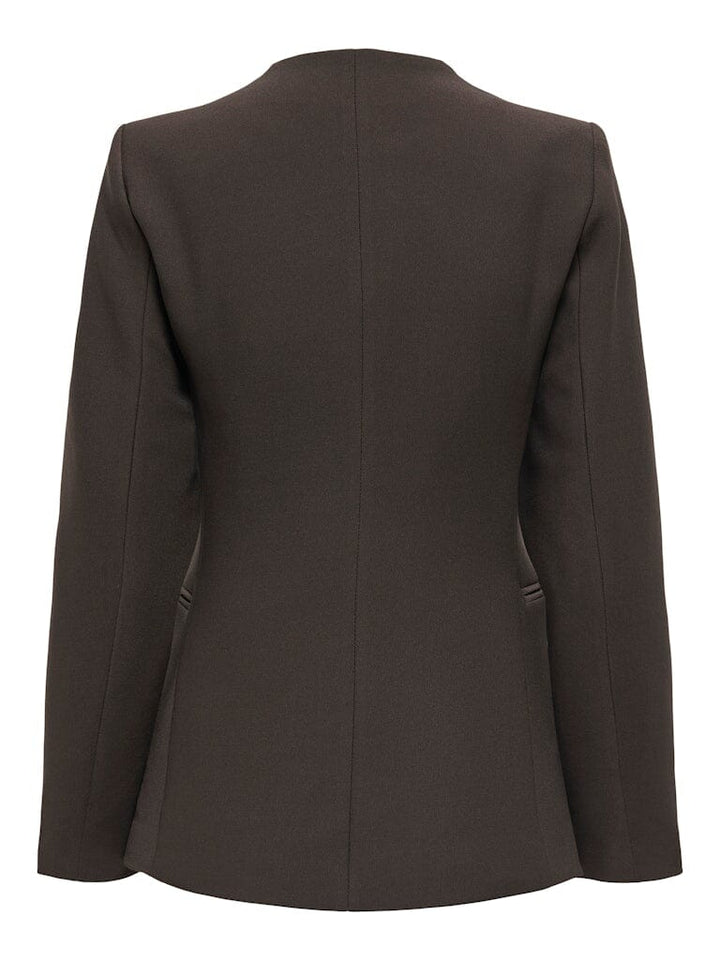 Only - Onllamina Life L/S Fit Blazer Tlr - 4880873 Mulch Blazere 