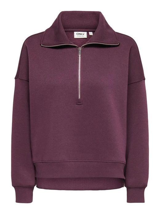 Only - Onllesure L/S Half Zip Rs Swt - 5117440 Fig Sweatshirts 