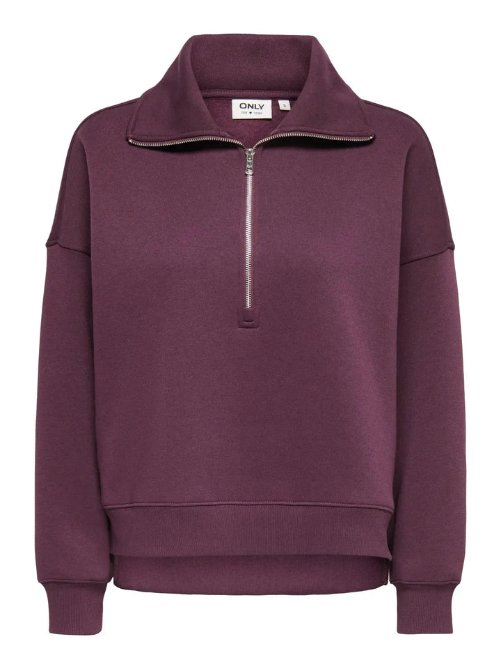 Only - Onllesure L/S Half Zip Rs Swt - 5117440 Fig Sweatshirts 