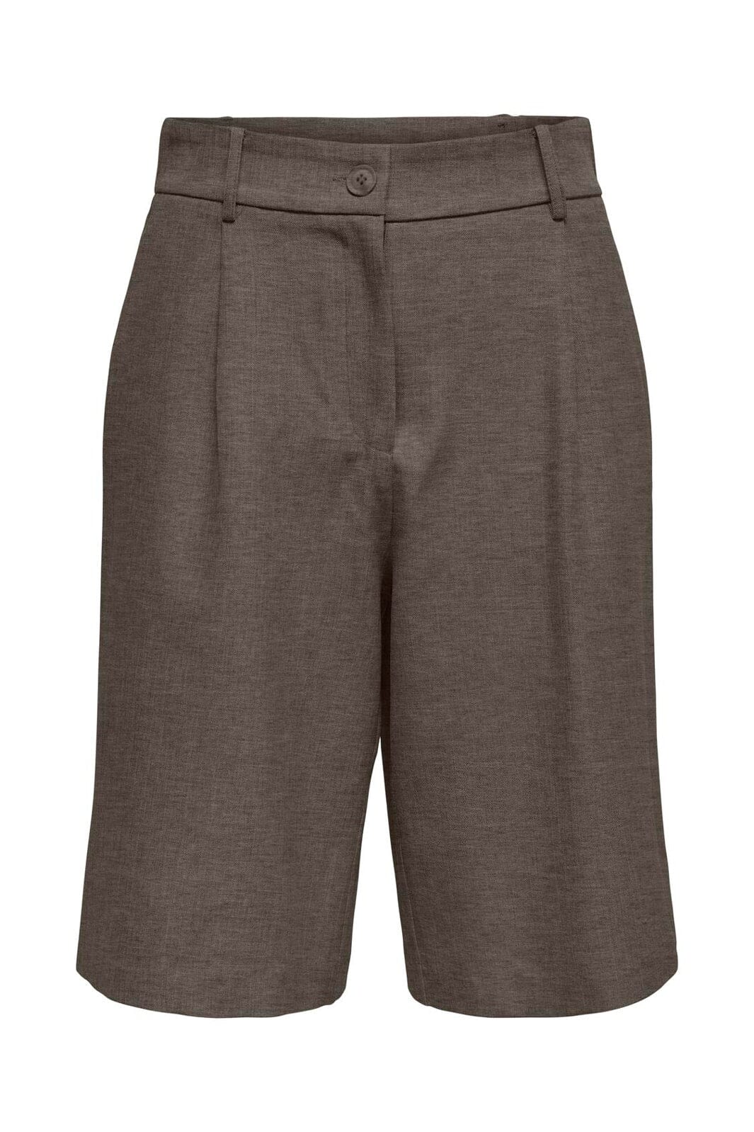Only - Onllinda Mel Long Shorts Tlr - 5090952 Major Brown W Melange