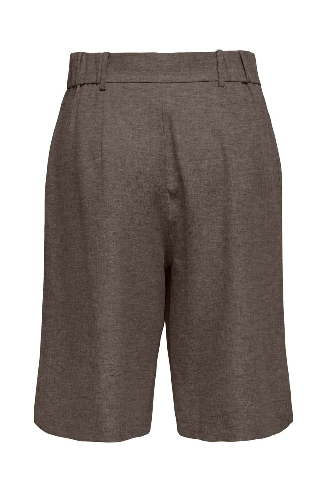 Only - Onllinda Mel Long Shorts Tlr - 5090952 Major Brown W Melange