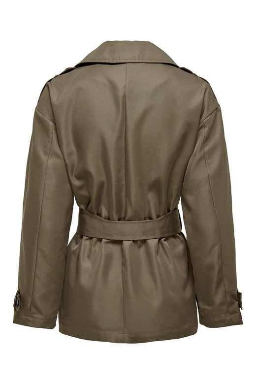Only - Onlline Short Trenchcoat - 4441040 Walnut