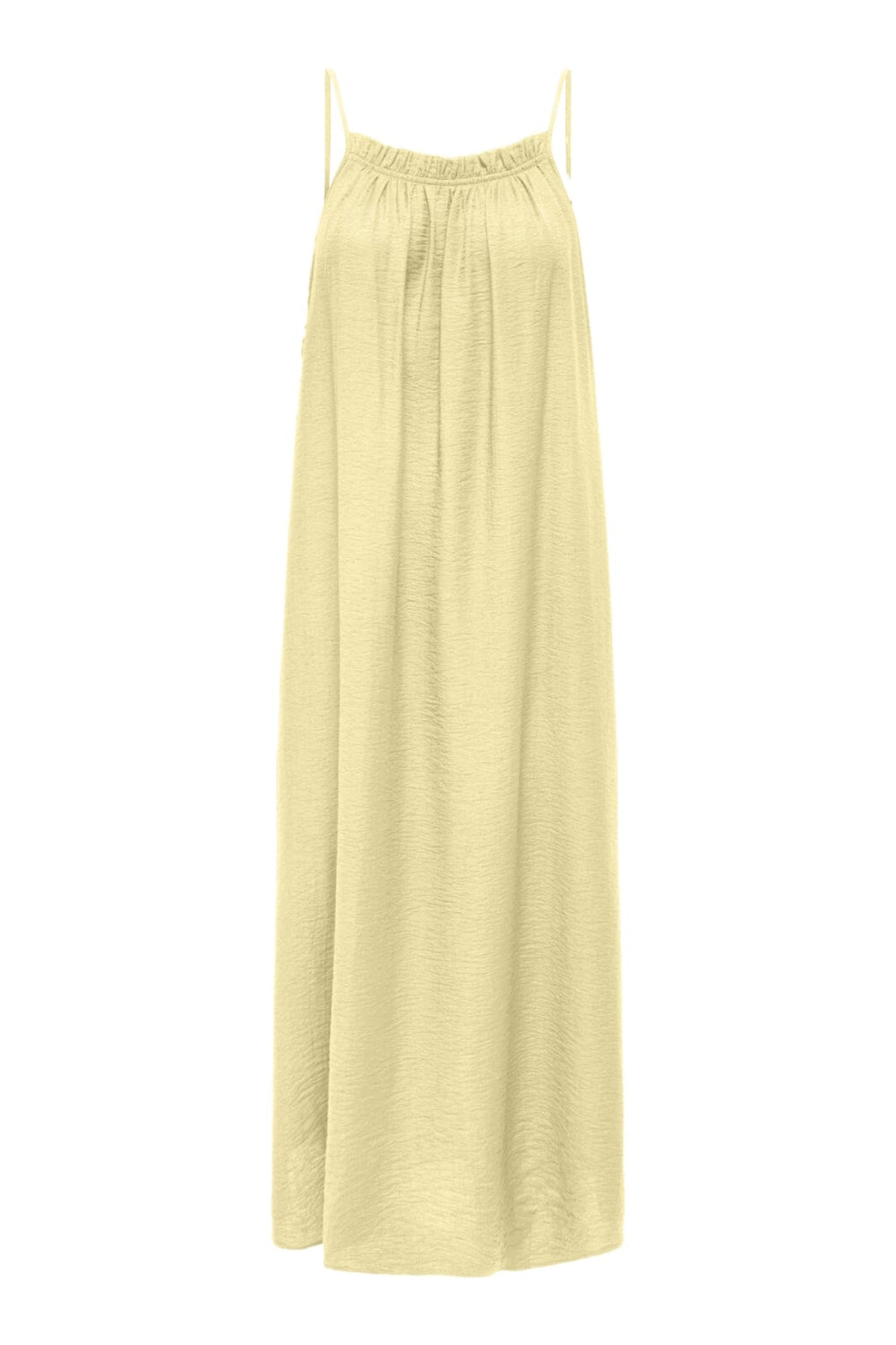 Only - Onllino S/L Long Ruffle Dress Ox - 4938578 Sunlight