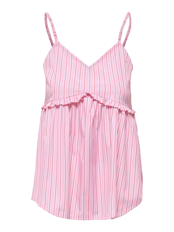 Only - Onlloris Strap Flowy Top - 4988485 Lilac Sachet Spiced Apple Toppe 