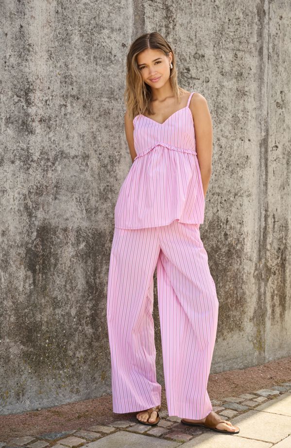 Only - Onlloris Strap Flowy Top - 4988485 Lilac Sachet Spiced Apple Toppe 