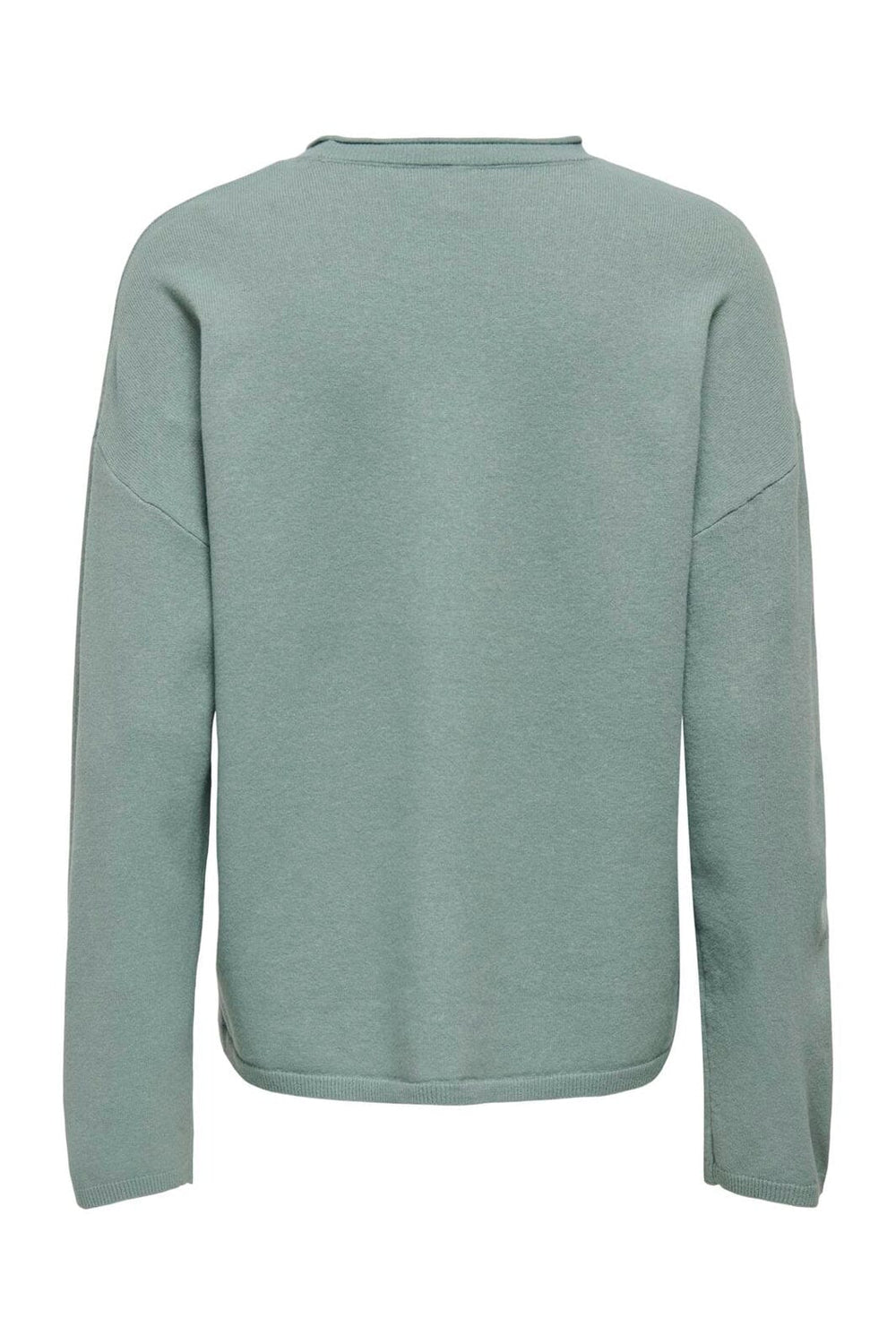 Only - Onlloyal Amalio Ls O-Neck Knt - 4982706 Chinois Green Melange