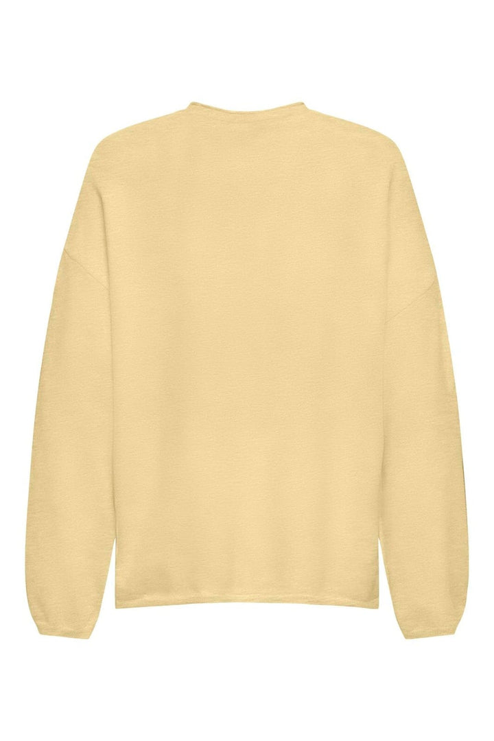 Only - Onlloyal Amalio Ls O-Neck Knt - 4982711 Sunlight Melange