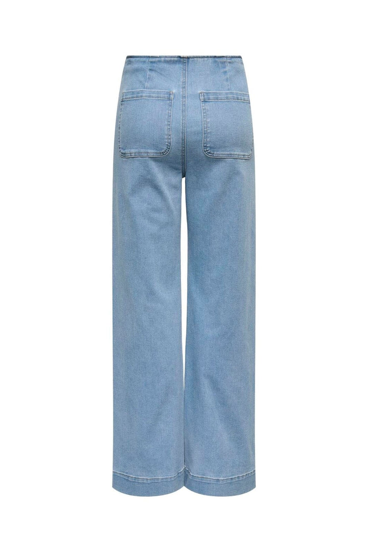 Only - Onlmadeline Wd Pocket Gua221 - 4845104 Light Blue Denim