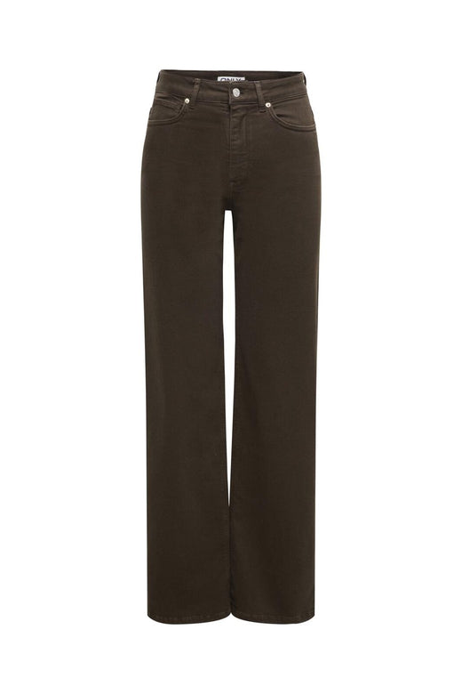 Only - Onlmadison Blush Wide Brown Cro11 - 4986402 Dark Brown Denim