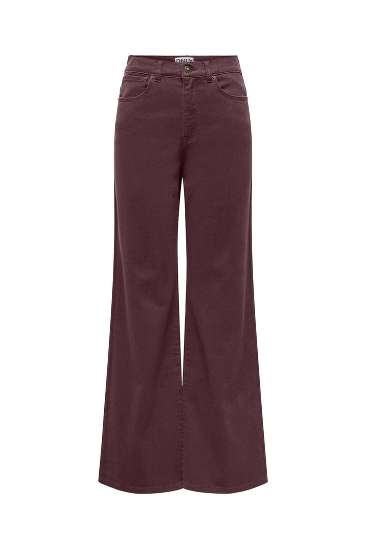 Only - Onlmadison-Sille Wide Pant Cc - 5045037 Fudge
