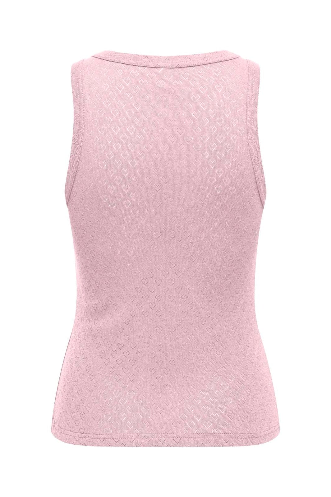Only - Onlmadison Tank Top Box - 5081554 Pale Lilac Heart Pointelle