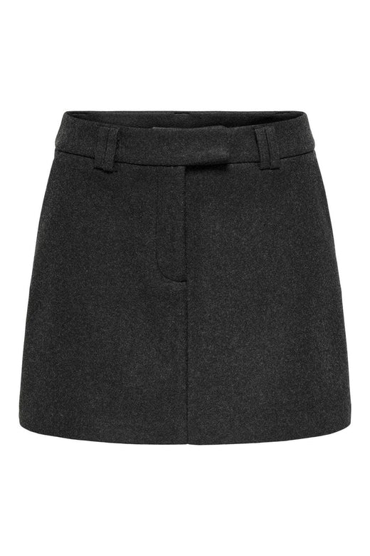 Only - Onlmaika Short Skirt Ox - 4929520 Dark Grey Melange